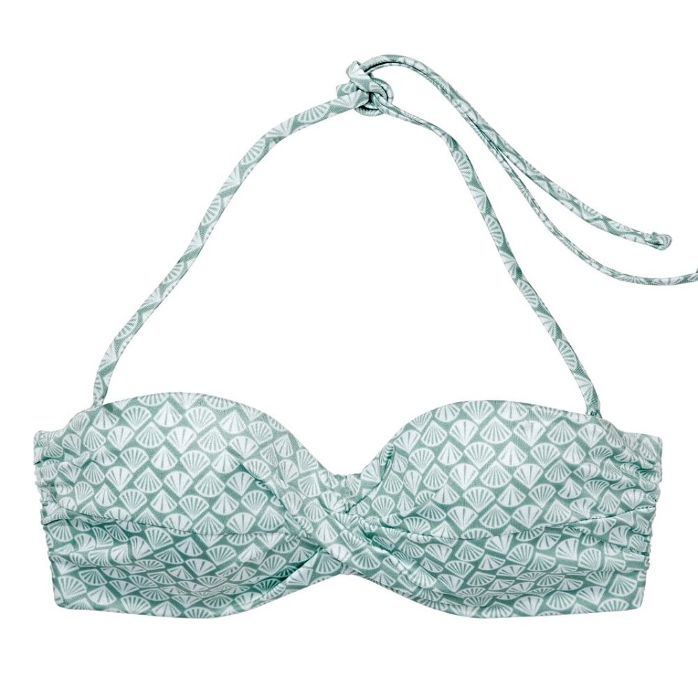 Victoria's Secret Swim Twist Push-Up Convertible Bandeau Top NWT Sz 34DDD